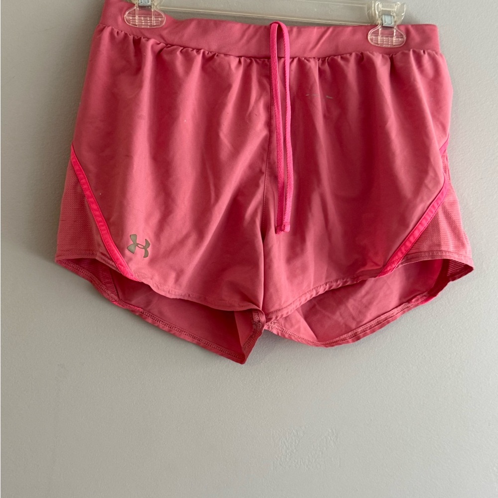 Under Armour Women's Coral Pink Athletic Shorts